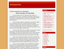 Tablet Screenshot of blog.alltheparties.com